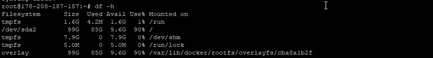 Filesystem kapasitesi