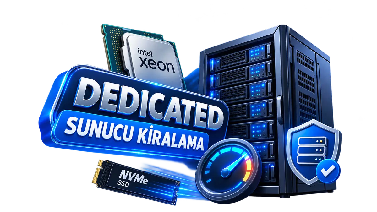 Intel Xeon işlemcili Dedicated Sunucu Kiralama