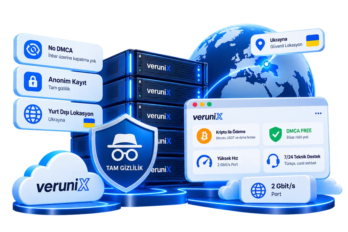 Verunix Offshore Hosting: DMCA-free, anonymous web hosting in Ukraine