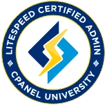 LiteSpeed Certified Admin sertifika logosu
