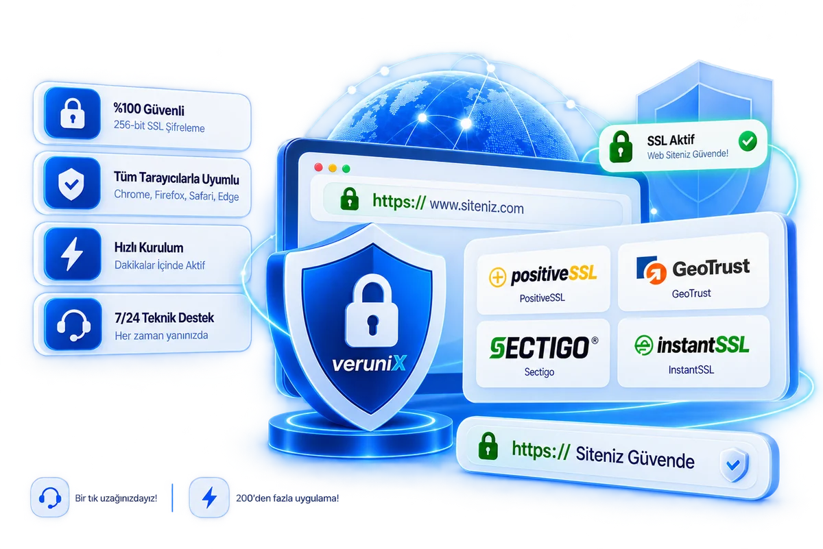 Verunix SSL Certificates: PositiveSSL, Sectigo, GeoTrust and InstantSSL certificates
