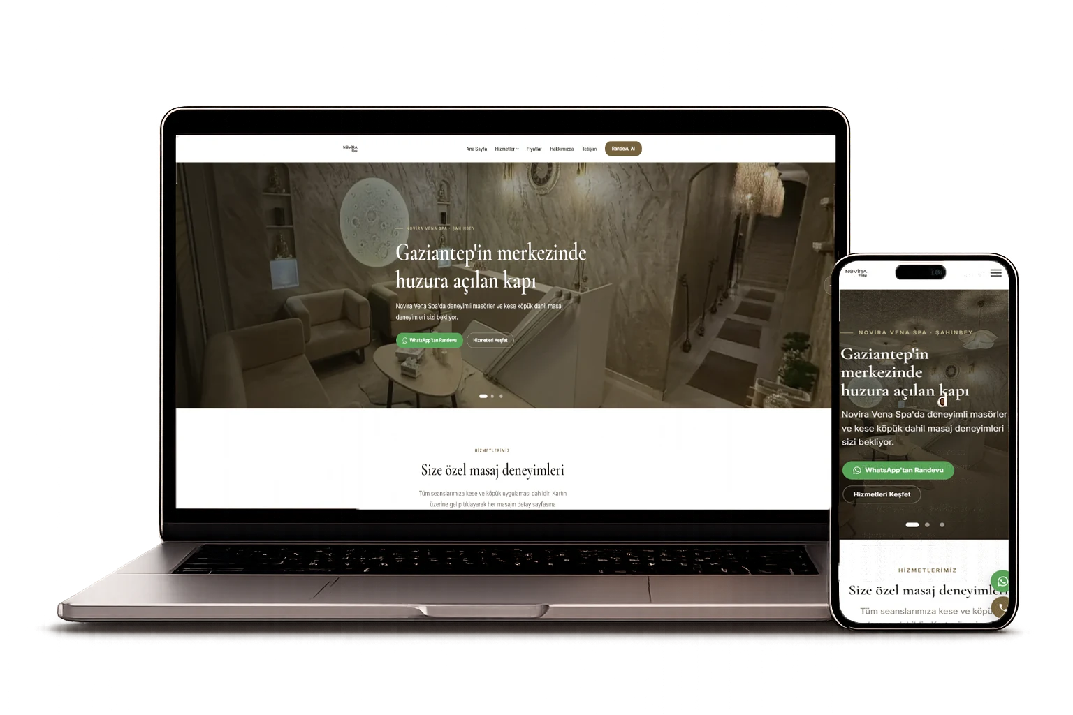 Web Tasarım Hizmetleri - Mobil Uyumlu Site Örneği